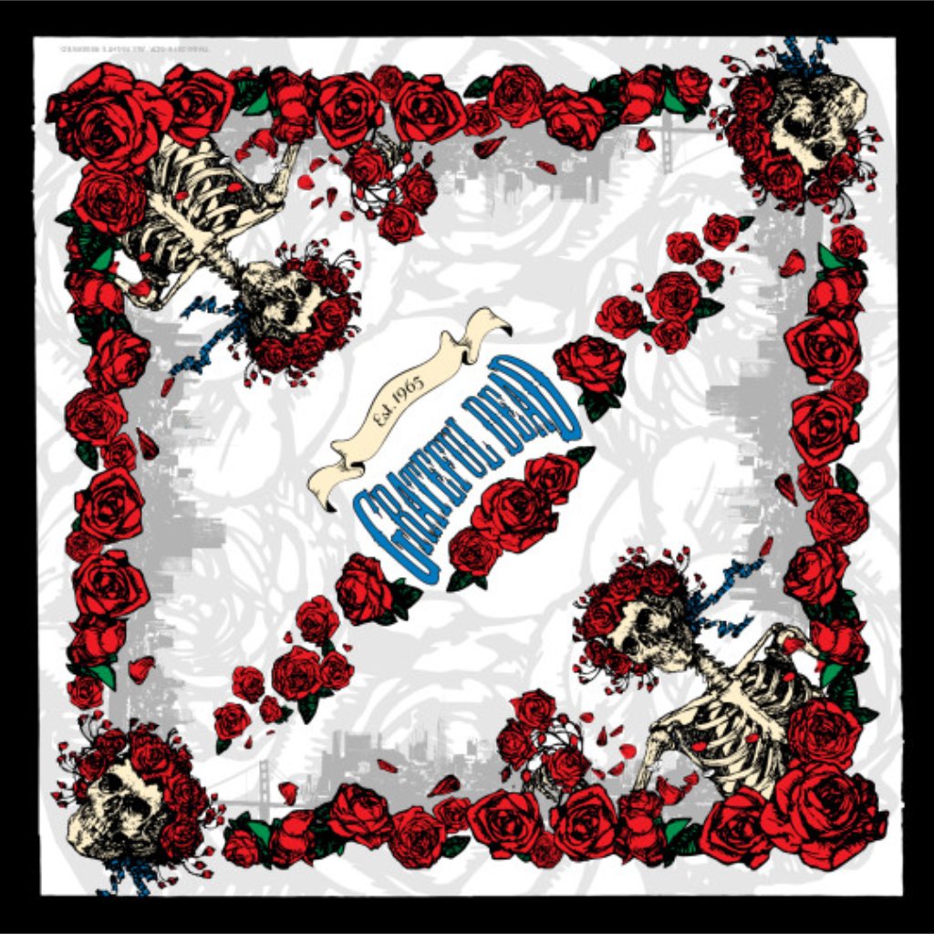Grateful Dead Bertha Bandana  Officially Licensed  22 X 22  Brand New
